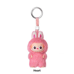 POP MART Labubu V4 The Monsters Pin For Love Alphabet Plush Pendant SECRET - Heart