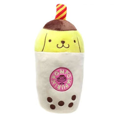 Cuddle up to this super-cute 10" plush of Pompompurin Boba! This luxurious soft toy is sure to become your perfect cuddle buddy. Perfect for fans of Sanrio and Boba alike! (Seriously, who WOULDN'T want to hug this cuteness?)
Collect them all! This lineup includes: Hello Kitty, Pompompurin, My Melody, Tuxedo Sam, and Cinnamoroll