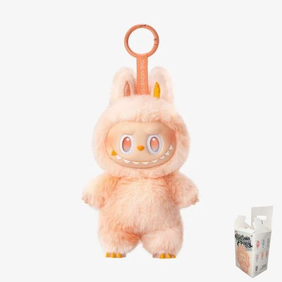 POP MART Labubu V3 Big Into Energy The Monsters Series Happiness Plush. Authentic product, the packaging has been opened to verify contents - and will ship with the original box, and all included materials.  Authenticity QR code has NOT been redeemed yet, and buyer will be able to redeem to verify authenticity.  Finish your collection of Labubu's today!
