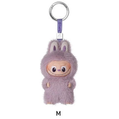 POP MART Labubu V4 The Monsters Pin Para el Amor Alfabeto Colgante de Peluche - Letra M