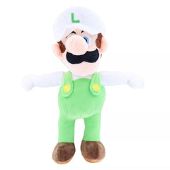 Introducing the Super Mario Fire Luigi 12 Inch Stuffed Plush Toy Figure - the perfect addition to any Super Mario fan's collection!