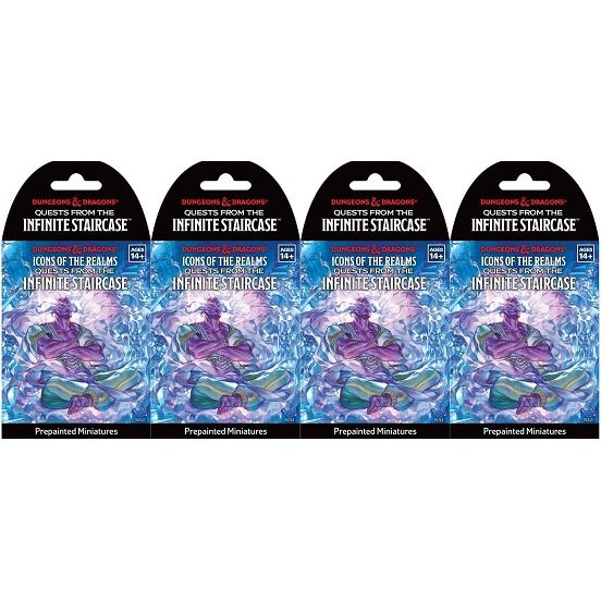 Prepare to discover the planes and encounter otherworldly creatures! Collect all 45 miniatures in our newest set of randomly sorted monsters and creatures, including those found in Quests from the Infinite Staircase and more! This set includes commonly encountered creatures and a few longtime favorites, perfect for building your creature army. Booster Bricks contain 8 Boosters.