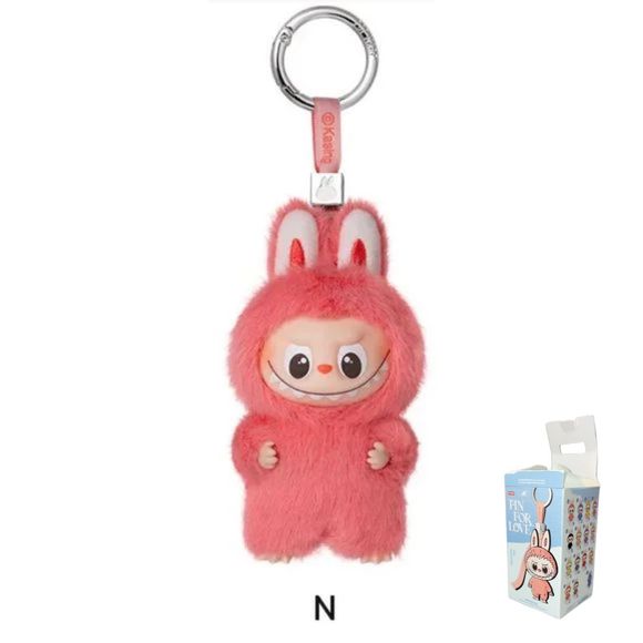 POP MART Labubu V4 "The Monsters – Pin For Love" Alphabet Plush Pendant — Letter N. Authentic, factory-sealed except to verify the letter, QR code unredeemed.
Part of POP MART's Valentine's-inspired "Pin For Love" alphabet series, this Labubu-face pendant lets fans spell out names, initials, or love notes one charm at a time — clip it to a bag, keychain, or display shelf.
You'll receive Letter N only. The packaging was opened solely to confirm the correct letter inside; the plush itself has never been dis