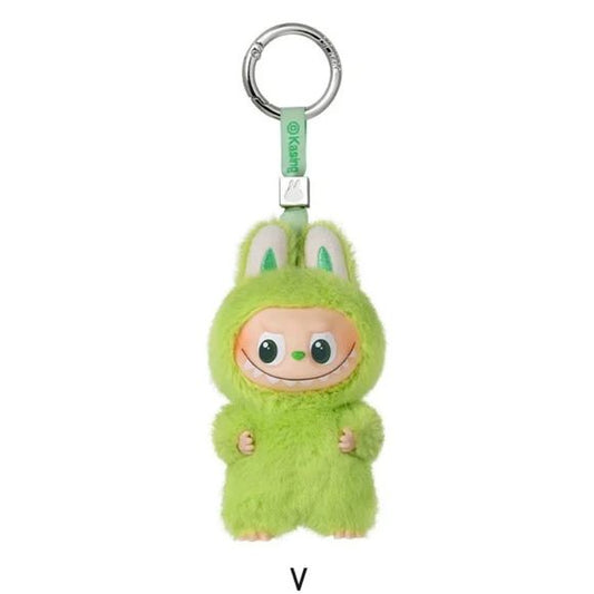 POP MART Labubu V4 The Monsters Pin For Love Alphabet Plush Pendant - Letter V