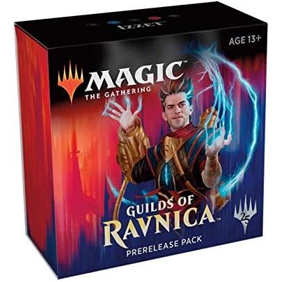 Magic The Gathering: MTG: Guilds of Ravnica Prerelease Pack Izzet (Pre-Release Promo + 6 Boosters + d20 Spindown Counter) Kit | Galactic Toys & Collectibles