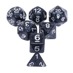 Galactic Dice Premium Dice Sets - Twinkled Star Acrylic Set of 7 Dice