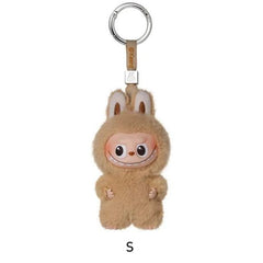 POP MART Labubu V4 The Monsters Pin Para Amor Alfabeto Colgante de Peluche - Letra S