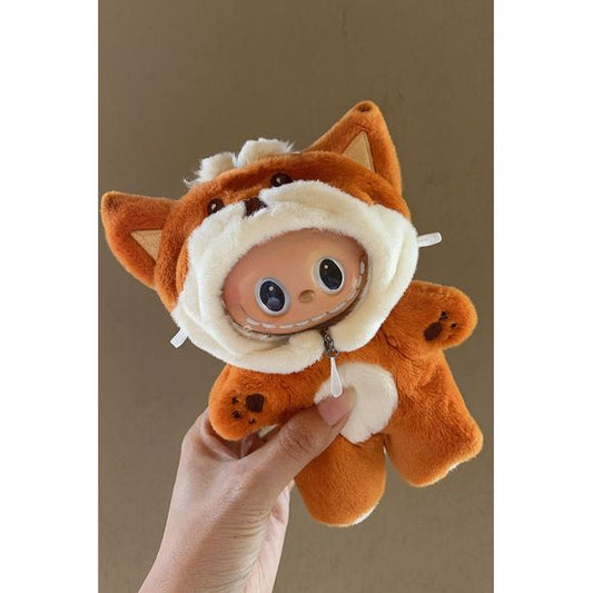Fox snuggie for your favorite Labubu. Customize and accessorize yours today! Labubu not included.
