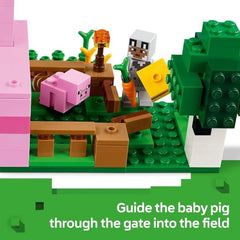 LEGO 21268 Minecraft Das Ferkelhaus Bauset