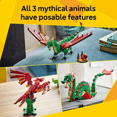 LEGO Creator 31161 3 in 1 Medieval Dragon Building Kit