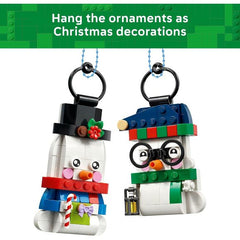 LEGO Christmas 40812 Snowman Ornaments Building Kit