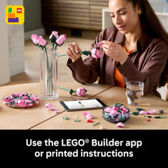 LEGO Botanicals 10374 Bouquet of Pink Roses Building Set