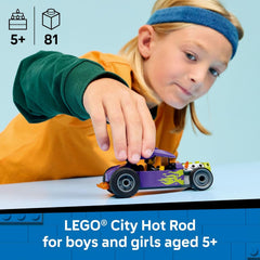 LEGO City 60485 Hot Rod Race Car Building Set