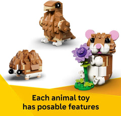 LEGO Creator 3 in 1 31376 Cute Hamster with a Flower Building Kit