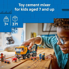 LEGO City 60478 Cement Mixer Truck Building Set