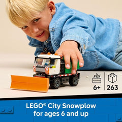 LEGO City 60490 Snowplow Building Set