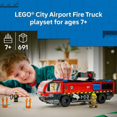 LEGO City 60499 Airport Fire Truck Building Set