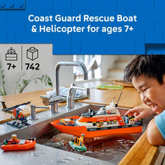 LEGO City 60504 Coast Guard Rescue Boat Building Set