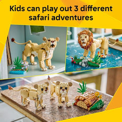 LEGO Creator 31386 3 in 1 Wild Animals: Majestic Lion Building Kit