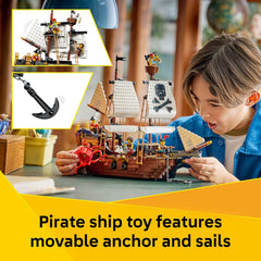 LEGO Creator 31387 3 in 1 Iconic Pirate Ship Building Kit