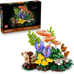Venture into the forest depths and let creativity grow with this whimsical LEGO® Botanicals Woodland Mushrooms (11505) building set for adults. Immerse yourself in nature as you craft this highly detailed woodland scene display model. It’s sprouting with authentic details and colors, and you’ll discover multiple fly agarics – spotted red “toadstool” mushrooms – at the center, surrounded by fiber cap, earthstar, chanterelle, bonnet and oyster mushrooms. 2 purple autumn crocuses and vibrant green bracken fron