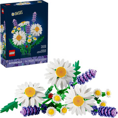 Let young imaginations blossom with the LEGO Botanicals Daisies (11508) building set for kids ages 9 and up. Girls and boys will have lots of fun creating the sweet bouquet, which includes 3 large daisies, 2 stems of small daisies, 3 calming lavenders and vibrant green stems. Offering a perfect balance of cheerfulness and tranquility, the petite LEGO bouquet features highly realistic flowers and an adorable lucky ladybug on one of the lavender stems, a cute addition that’s sure to delight young builders. On
