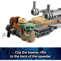 LEGO Star Wars 75436 The Mandalorian & Grogu’s Speeder Bike Building Set