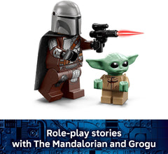 LEGO Star Wars 75436 The Mandalorian & Grogu’s Speeder Bike Building Set