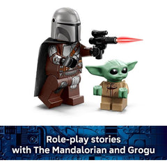 LEGO Star Wars 75436 The Mandalorian & Grogu’s Speeder Bike Building Set