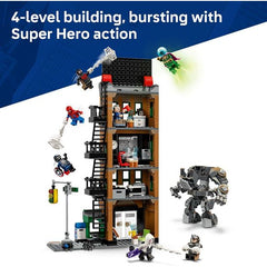 LEGO Marvel 76342 Spider-Man vs. Mysterio The Daily Bugle Building Set