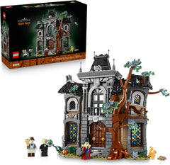 Welcome to a world of mystery with the LEGO® Icons Mayor Manor (11383). This quirky mansion is the first from the Midnight Valley Collection – a series of collectible building sets designed for adults, where distorted and asymmetrical constructions create a haunting atmosphere. Immerse in an engaging project as you craft intricate details across the manor’s crooked facade, complete with tilted angles, weathered textures and an old tree nestled comfortably into the brickwork. Explore the 2-story interior wit