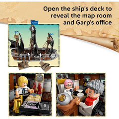 LEGO ONE PIECE 75646 Garp's Marine Battleship Building Set