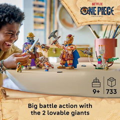 LEGO ONE PIECE 75644 Dorry vs. Brogy - Giants of Little Garden Building Set