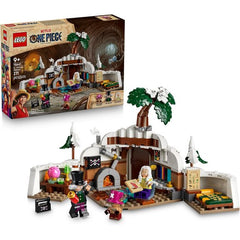 Enter Dr. Hiriluk’s Hideout (75641), a LEGO® ONE PIECE building set featuring minifigures of Tony Tony Chopper, Dr. Hiriluk and Dr. Kureha. This anime toy inspired by the Netflix live action show makes a great gift for 9+ year old boys, girls and ONE PIECE fans. Open the hinged mountain with its snowy rocks and movable trees to discover the detailed interior of Dr. Hiriluk’s hideout. Authentic details include Chopper’s antler hat, Dr. Hiriluk’s hat, furniture, a table full of equipment for experiments, medi