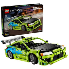 Bring the thrill of street racing home with this detailed model kit for ages 14 years and up. With the LEGO® Technic™ Fast and Furious Mitsubishi Eclipse Car (42229), teens can assemble their own version of an iconic vehicle from the 2001 The Fast and The Furious movie. This set is packed with fun movie references like the custom paint design, driver modifications and the 2 NOS bottles in the trunk. After assembling the street car, teens can test out the steering and prop open the hood to admire the engine