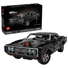 Ignite the spirit of racing legends with this LEGO® Technic™ Fast and Furious Dodge Charger R/T Car (42231) model kit for adults. Take your time assembling the details, like the V8 engine with chain-driven compressor and the rear-wheel drive with a cardan shaft with differential. Test out the steering using the knob on the back and try the independent front wheel suspension and rear suspension. Then add details like the 2 NOS bottles and the fire extinguisher to this collectible vehicle. This set makes a st