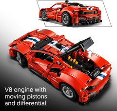 LEGO Technic 42235 Ferrari 488 Pista Sports Car Building Set