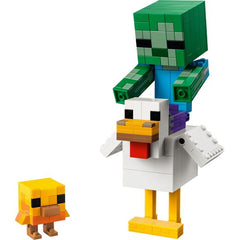 LEGO Minecraft 21582 Chicken Jockey Building Set