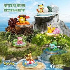 Langbowang Pokemon Nature Adventure Series PVC Figure Statue - Slowpoke