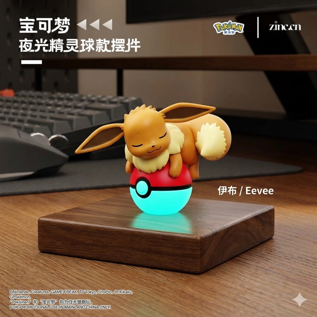 Catch some nighttime charm with the Pokémon Glow-in-the-Dark Poké Ball Display Figure Collection from Langbowang! This adorable series features fan-favorite Pokémon peacefully resting atop Poké Balls, creating a whimsical display that's perfect for any Pokémon trainer's collection.
Each figure showcases a beloved Pokémon in a sleeping pose balanced on a classic Poké Ball base. By day, the figures make charming desktop decorations, while the glow-in-the-dark Poké Ball bases emit a soft luminous effect after