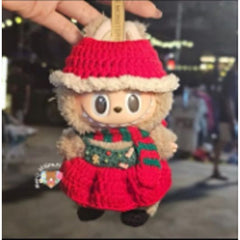 Time to put out the Christmas cookies with your favorite Labubu! Outfit includes Christmas dress, hat, and scarf for your favorite Labubu. Customize and accessorize yours today!