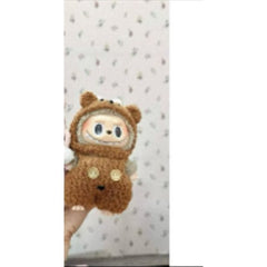 Includes adorable Bear hat and pants for your favorite Labubu. Customize and accessorize yours today! Labubu not included.