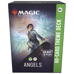 Jump into the fray with a 60-card deck that's pre-built for exciting, themed battles! Standard is Magic: The Gathering's most-played 60-card Constructed format, where players build decks from the most recently released sets. Dynamic gameplay and evolving strategies make Standard one of the most fun and popular ways to play Magic!
Angels of all sizes will help you dominate the skies, with each becoming a sizable threat over time.
Contents:
• 1 battle-ready 60-card deck
• Deck box
• 5 double-sided token cards