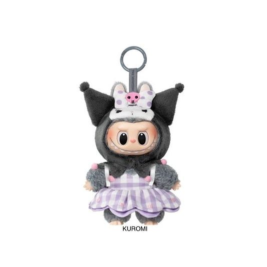 POP MART The Monsters Sanrio Hello Kitty and Friends - Kuromi. Authentic product, the packaging has been OPENED to verify contents - and will ship with the original box, and all included materials. Authenticity QR code has NOT been redeemed yet, and buyer will be able to redeem to verify authenticity. Finish your collection of The Monsters x Hello Kitty and Friends series today!