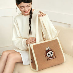 POP MART Labubu Classic Bag Series LABUBU Plüsch Tragetasche Braun ORIGINAL