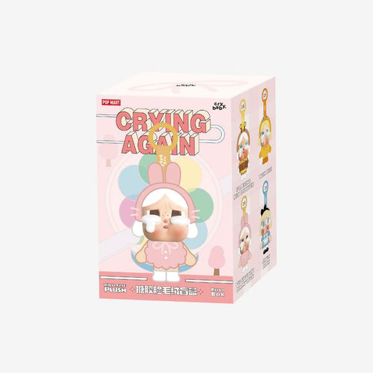POP MART CRYBABY "Crying Again" vinyl face plush pendant blind box – random figure from the CRYBABY line. CRYBABY, POP MART's teary-eyed, endlessly expressive character, returns with a new round of emotional (and adorable) moments in the Crying Again plush pendant series.
This collection contains 6 blind box figures, one of which may be the secret edition (odds approximately 1/72).
Random Design: blind boxes are fully random and we cannot accept requests for specific items. When purchasing the whole set,