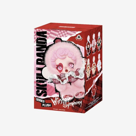 POP MART SKULLPANDA "Winter Symphony" plush doll pendant blind box – seasonal collector figure, released 12/6/2024. Embrace the frosty charm of the SKULLPANDA Winter Symphony Series. Standing 13.5 cm (5.31") tall and crafted from premium PVC, ABS, and plush polyester, each figure brings winter fashion to life — whether that's Rebel red, pastel pink, cocoa-cozy, or serene snow blue.
Unlock one of six playful designs, or test your luck with the rare Symphony of Wishes chase variant (odds approximately 1/72).