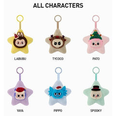 POP MART Labubu The Monsters Classic Series Sparkly Plush Pendant Ornament Blind Box AUTHENTIC