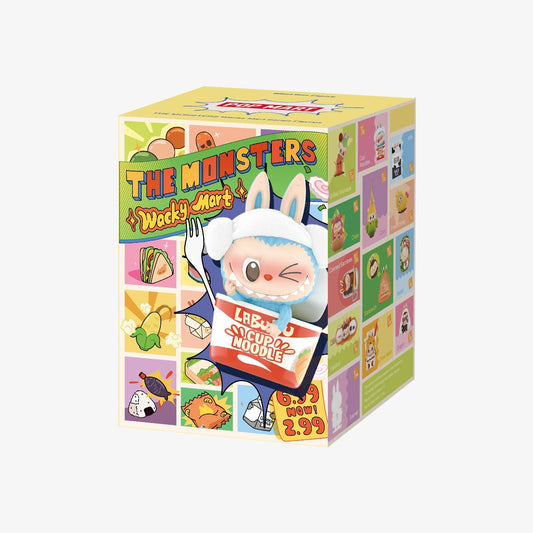 POP MART Labubu The Monsters "Wacky Mart" Series figure blind box – random collectible, 12 designs to chase. Labubu goes grocery shopping in the Wacky Mart Series, reimagined as playful convenience-store-themed characters and snacks — a quirky, everyday-life twist on The Monsters.
This collection contains 12 blind box figures, one of which may be the secret edition (odds approximately 1/144).
Random Design: blind boxes are fully random and we cannot accept requests for specific items. When purchasing the