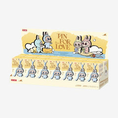 POP MART Labubu V4 The Monsters Pin For Love Series Plüsch-Anhänger Blind Box (A-M)